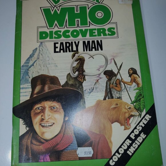Dr. Who Discovers-Early Man Magazine with Colour Poster-(Magazine AS IS) - Picture 2 of 10